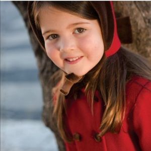 Little girls Wool bonnet